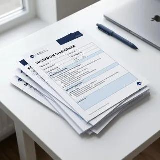 Norwegian official application forms paperwork for NAV and Skatteetaten